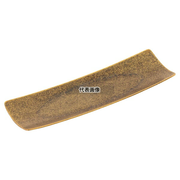 【5個セット】レトロ 18-8(ステンレス) 角型スリムトレー ゴールド 160×50 トレー No.4268180