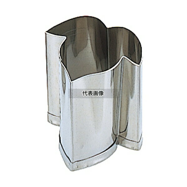 EBM(江部松) 18-8(ステンレス) 手造リ業務用 抜型 夏 朝顔ノ葉 バラE 目安:38 抜き型 No.4278250