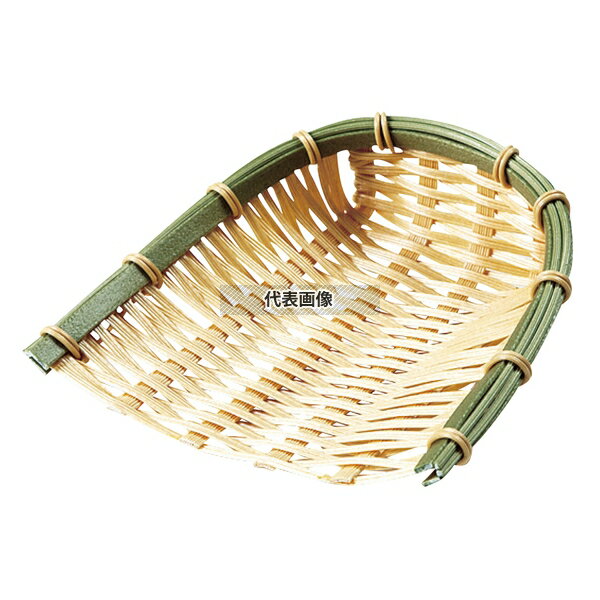 【2個セット】樹脂 身竹 箕ザル 12号 91-059A 120×100×H47 ザル No.4392830