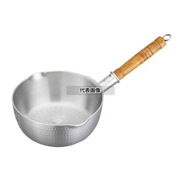 NAKAO(中尾) アルミ打出 ヤットコ雪平鍋 (目盛付) 22.5cm 3.2L φ250 鍋全般 No.4865900