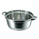 クローバー 18-8(ステンレス) 料理鍋 24cm 2.6L φ250 鍋全般 No.4912200