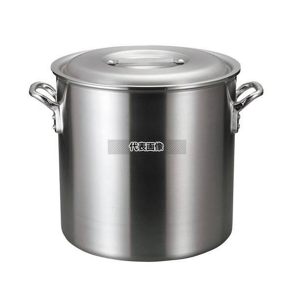 アルミ バリックス 寸胴鍋 (磨キ仕上ゲ) 54cm 120L φ575 ガス専用 No.4974801 | 業務用 厨房用品 なべ 鍋