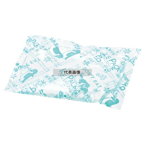【2個セット】アイスジャパン 保冷剤 アイスパック S-40 (200入) 1個:70×100 保冷剤 No.5221200
