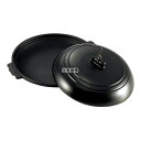 アルミ 丸型 陶板焼 黒 M10-598 φ168 φ168×H70 卓上鍋/焼物用品 No.5238820