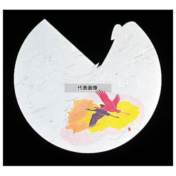 【5個セット】遊膳 料理ボウシ四季 (100枚入) RB-01 祝ツル (オールシーズン) φ180〜125 料理ぼうし No.5901600