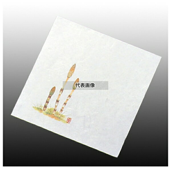 【2個セット】盛彩 ニュー四季懐紙 5寸 (100枚入) NS-5 ツクシ (2月~4月) 150×150 懐紙 No.5907000