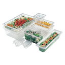 CAMBRO(キャンブロ) フードパン 1/2-200mm 28CW (135) クリア 11.7L 265×325 フードパン No.6230500