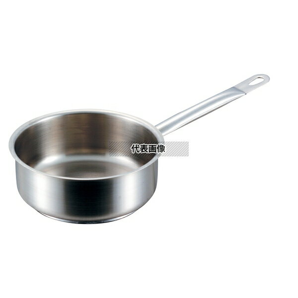 PADERNO(パデルノ) 浅型片手鍋 (蓋無) 1008-32cm 電磁 9.2L φ336 IH/ガス兼用鍋 18-10(ステンレス) No...