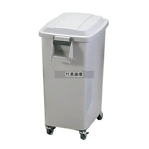 【5個セット】アロン化成 厨房ペール キャスター付 CK-45 グレー (GR) 45L 508×313×H623 清掃/衛生用品 No.6447100 [2]