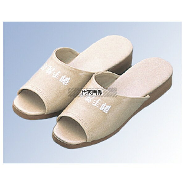 江部松商事 御手洗用 スリッパ SS-106TL (茶厚底) ベージュ (06) 27cm スリッパ No.6547010