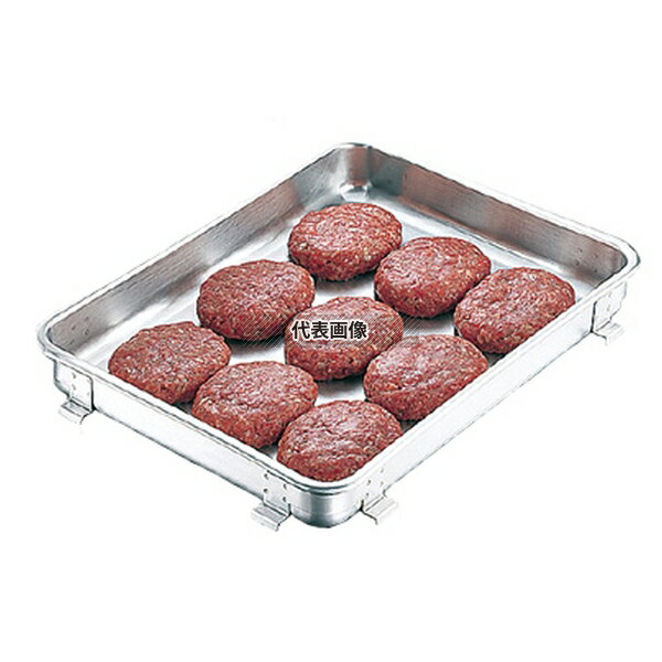 IKD 抗菌ステンレス 生鮮バット 10枚取 350×265×H45 バット No.6549400