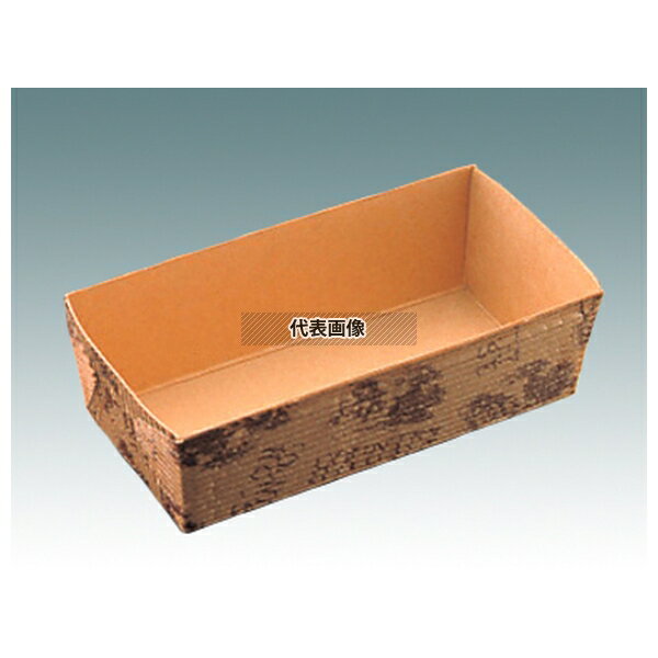 ベーキングトレー ハウス柄 長角型 (50枚入) CT-202 500ml 製菓/ベーカリー用品 No.6699200
