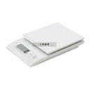 タニタ TANITA(タニタ) デジタルクッキングスケール 2kg KD-410 (WH パールホワイト) 186×122×H31 はかり No.6819800