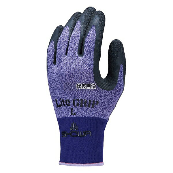 ショーワグローブ ショーワ ライトグリップ No.341 L パープル 全長:240 ユニフォーム No.6873450