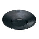 福井クラフト ABS 黒塗 茶托 千筋 3.5寸 6-1447-17 φ103×H18 カフェ/サービス用品/トレー No.7127700