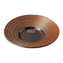 福井クラフト メラミン 黄溜 茶托 新千筋 4寸 6-1448-3 φ120×H19 カフェ/サービス用品/トレー No.7128000