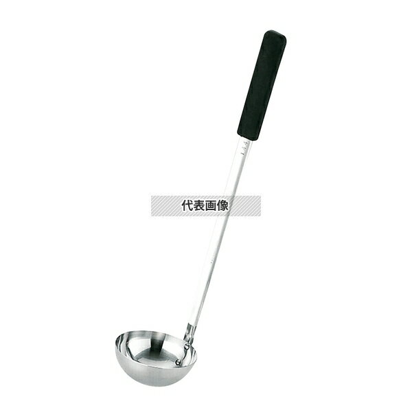 Ladles - YUKIWA(三宝) 18-8(ステンレス) シリコン 長柄 スープレードル 90cc 90cc φ75×370(柄長) レードル/お玉 No.7226700