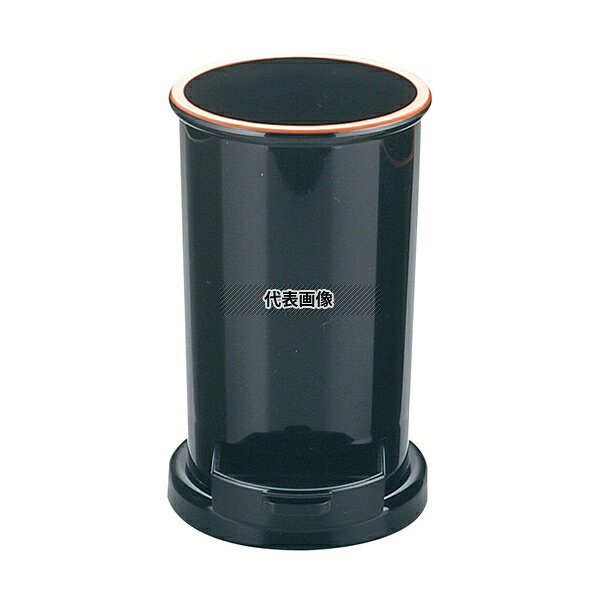 福井クラフト 丸箸立 (楊枝入付) 黒天朱 ABS 6-1419-11 φ95×H150 卓上小物 No.7586400