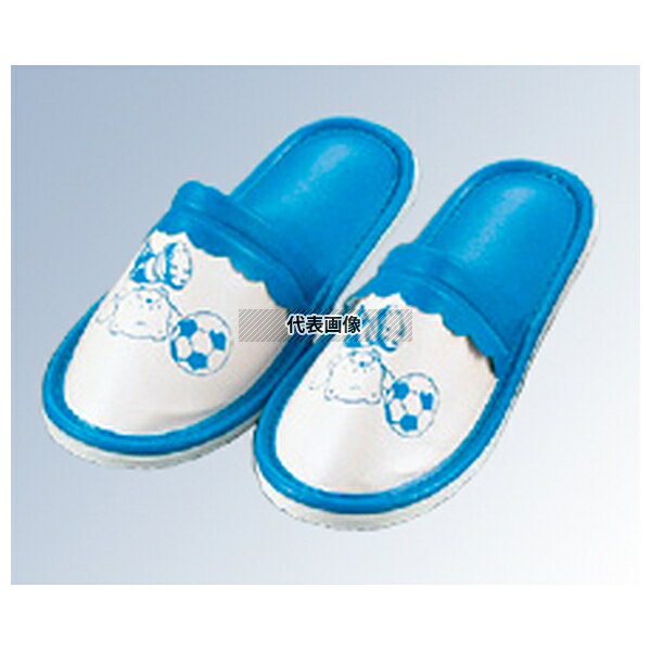 江部松商事 スリッパ 前閉ジ S-1290 子供用22cm ブルー (08) 22cm ユニフォーム No.7623600