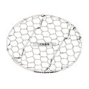 江部松商事 18-8(ステンレス) 手編ミ亀甲 足付 目皿 9.5cm φ95×H10 料理演出用品 No.7703500