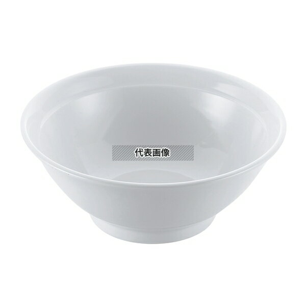 江部松商事 磁器 中華食器 白リム 高台丼 6.5寸 (φ195) 1100ml φ195×H80 和/洋/中 食器 No.8179840