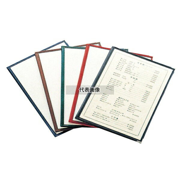 エイム クリアテーピング メニューブック 合皮 LTA-44 緑 228×312 No.8399920