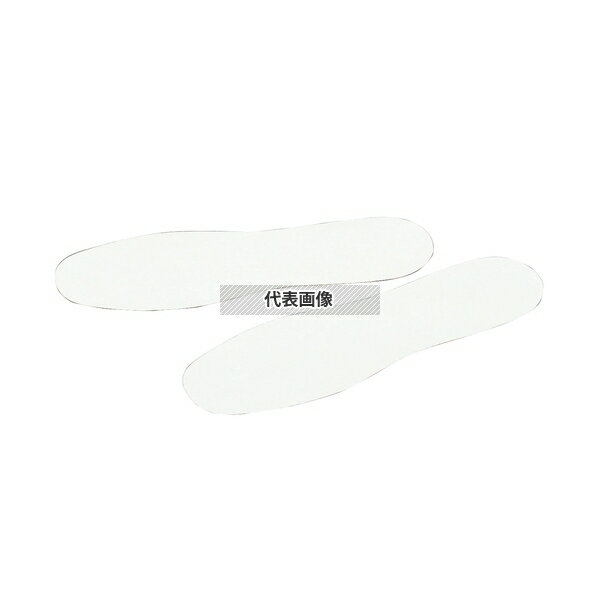 スリッパ 中敷シート クリーンシート 和紙君 (個別包装無) 100組入 ZA-01A 255×80 ユニフォーム No.8477310