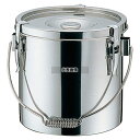 本間製作所 K 18-8(ステンレス) 厚底 給食缶 30cm 20.0L 20L 運搬/ケータリング No.8515200