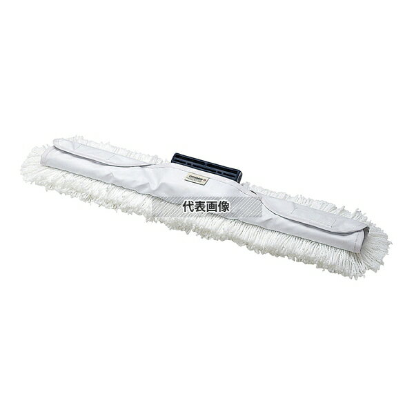 【2個セット】コンドル(山崎産業) ワンタッチ ワックスモップ用スペア 幅450 450 清掃/衛生用品 No.8549410