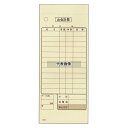 大黒工業 会計伝票 ミシン入リ2枚複写 K606 (50枚組・20冊入) 消費税対応 75×167(ミシン下サイズ) メニュー/卓上サイン No.8568500