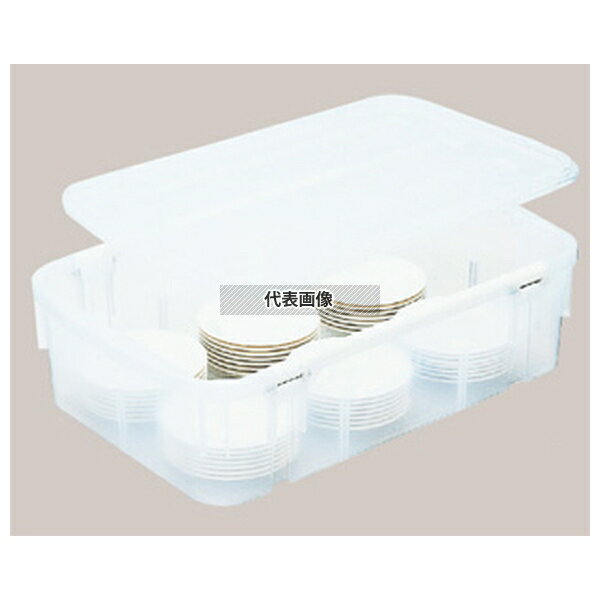 食器ポリテナー SY-28 浅型 クリア ポリプロピレン 670×420×H105 No.8579120(3.0)