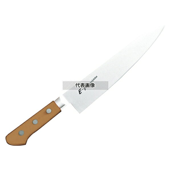 商品の特徴 EBM(江部松) E-PRO モリブデン 牛刀 24cm ブラウン ●さびに強く耐久性に優れたモリブデン鋼 ●ナイフシリーズ耐熱120℃の特殊樹脂ハンドル。食器洗浄機・温風殺菌OK(100℃以下の設定) ●両刃 製品仕様 ●英語商品名:EBM E-pro Molybdenum Steel Chef Knife 24cm Brown ●商品ブランドシリーズ:E-pro ●品名情報分解1 物:牛刀 ●品名情報分解2 色:ブラウン ●品名情報分解3サイズ:24cm ●外寸:366/ ●重量:232g ●板厚み:背:2.2 ●材質:モリブデン鋼/特殊樹脂 ●洗浄機:○ ●刃渡り:24cm JANコード：4548170067516