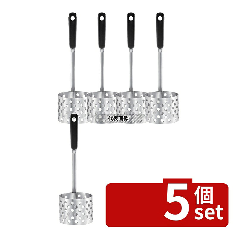 商品の特徴 製品仕様 ●型番:SKR-01 ●品名情報分解1 物:かき揚げ ●外寸:φ90×70/柄の長さ:220 ●内寸:穴径：φ8/ ●重量:200g ●材質:ステンレス/ JANコード：4970368692925