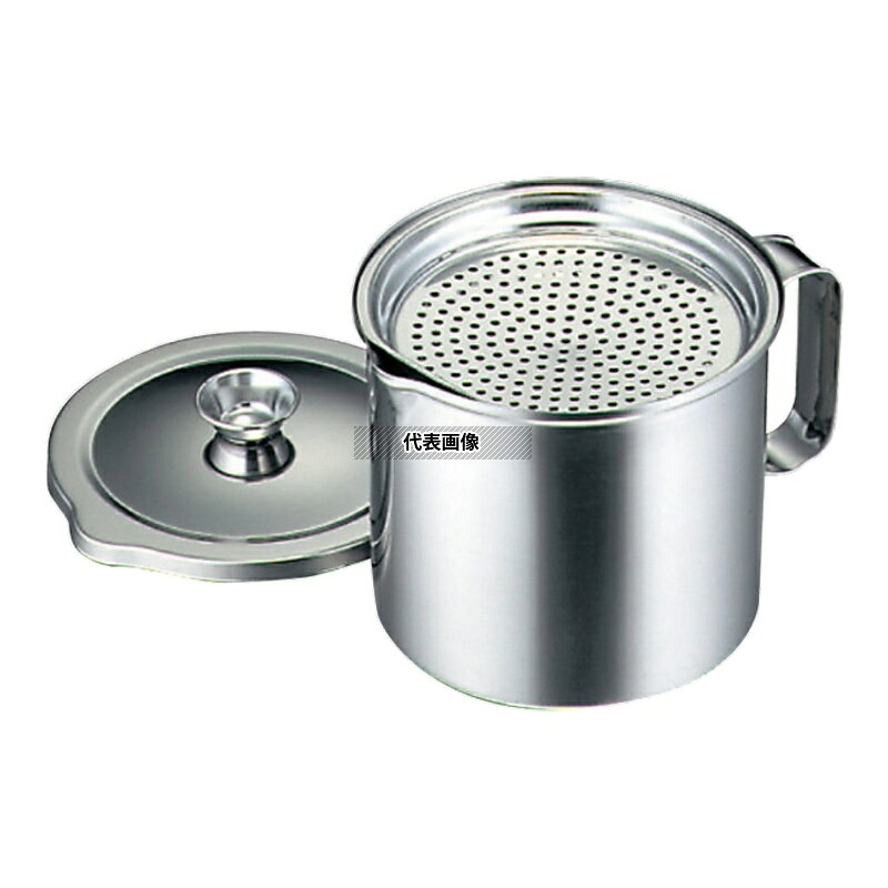商品の特徴 ●パンチング径：φ3mm ●網目：30メッシュ 製品仕様 ●英語商品名:Stainless-Steel Oil Pot Double Mesh Type 1.2L ●商品ブランドシリーズ:一菱金属 ●品名情報分解1 物:オイルポット ●外寸:φ130×H120/H145(蓋のツマミを含む) ●重量:480g ●容量:1.2L ●板厚み:0.5 ●材質:18-0ステンレス/ JANコード：4971547020317