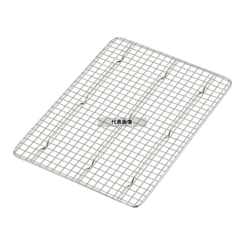 【10個セット】ThreeSnow(新越) 18-8(ステンレス) 角バットアミ クリンプ目 12枚取 30193 285×220×H15mm No.0269700 first23-19601435 セミプロDIY店ファースト サンプル画像2