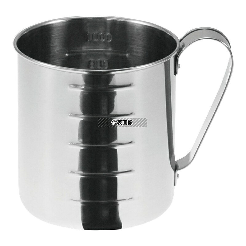 商品の特徴 竹越工業 T 18-8(ステンレス) 口無 計量水マス 1L φ110×H108mm 水マス No.0393910 ●最小目盛：200cc ●目盛り:200/400/600/800/1000(数字刻印) 200cc刻み 製品仕様 ●英語商品名:T Stainless-Steel Measuring Cup 1L ●商品ブランドシリーズ:竹越工業 ●品名情報分解1 物:水マス ●外寸:φ110×H108/ ●重量:240g ●容量:1L ●材質:18-8(ステンレス)/