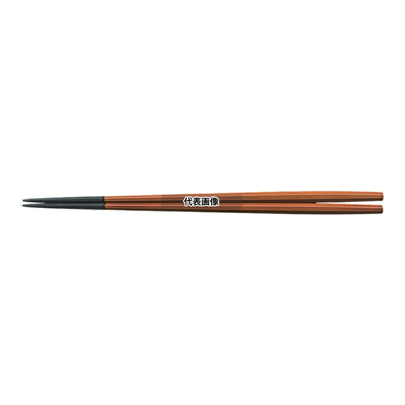 【5個セット】福井クラフト PBT樹脂塗箸 八角谷口 22.5cm 春慶 6-1265-3 225mm 箸 ...