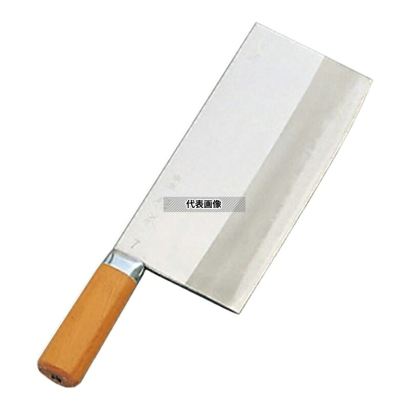 商品の特徴 杉本作 中華庖丁 #7 中華庖丁 No.0603800 包丁 ●中厚刃：肉・野菜・鳥・魚など其他万能用 ●背厚：3.6mm 製品仕様 ●型番:#7 ●英語商品名:Sugimoto Chinese Knife #7 ●商品ブランドシリーズ:杉本作 ●品名情報分解1 物:中華庖丁 ●外寸:全長:325/幅:110 ●重量:550g ●板厚み:背:3.6 ●材質:白紙2号(高炭素鋼割込鍛造品)/ ●刃渡り:22cm JANコード：4580386884051