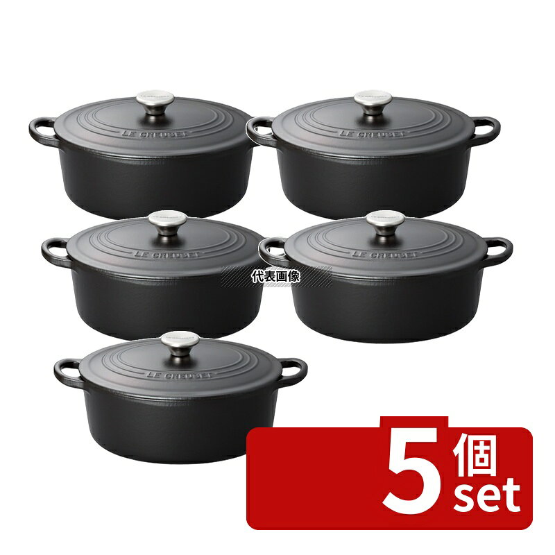 【5個セット】ル・クルーゼ トラディション ココットオーバル 25cm 2102-25-00 マット ...