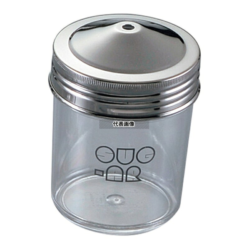 セミプロDIY店ファーストの【10個セット】YUKIWA(三宝) UK ポリカーボネイト 調味缶 大 シュガー缶 φ75×H90 調味料入 No.0722500｜アングル2