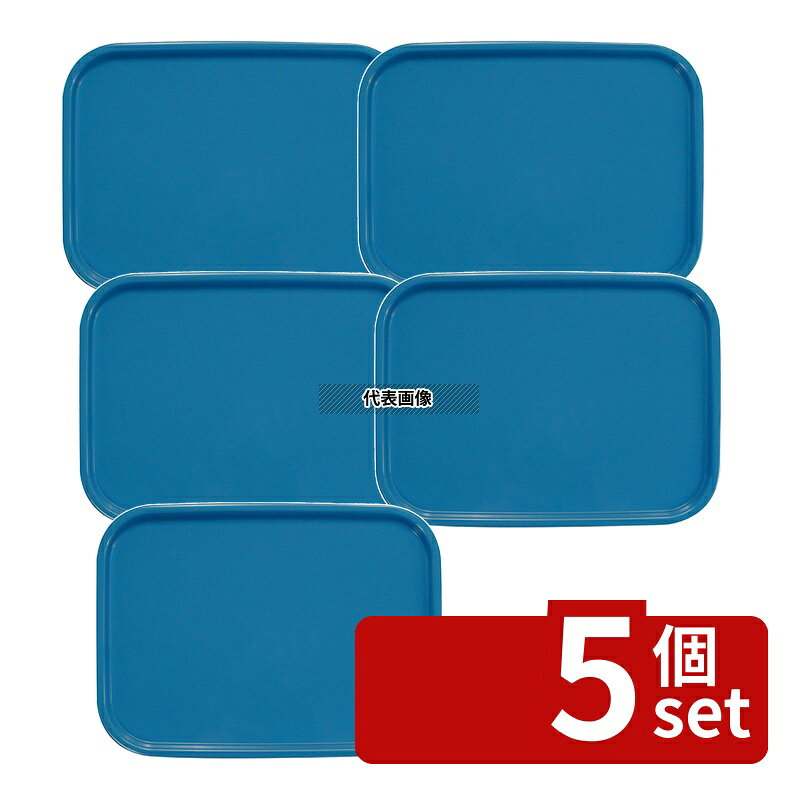 【5個セット】橋本達之助工芸 カラーコレクショントレー M アクアブルー 360×265×H17mm No.1107000