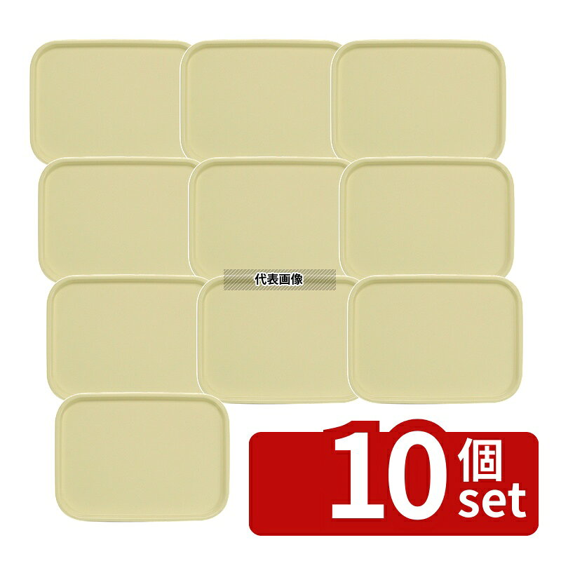 【10個セット】橋本達之助工芸 カラーコレクショントレー L ベージュ 420×310×H18mm No.1107800