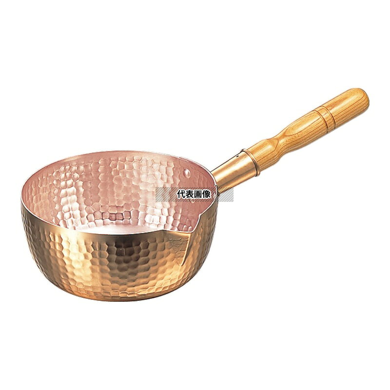 【5個セット】丸新銅器 銅 打出 片口雪平鍋 (内面錫引無) 18cm 外径:180 鍋全般 No...