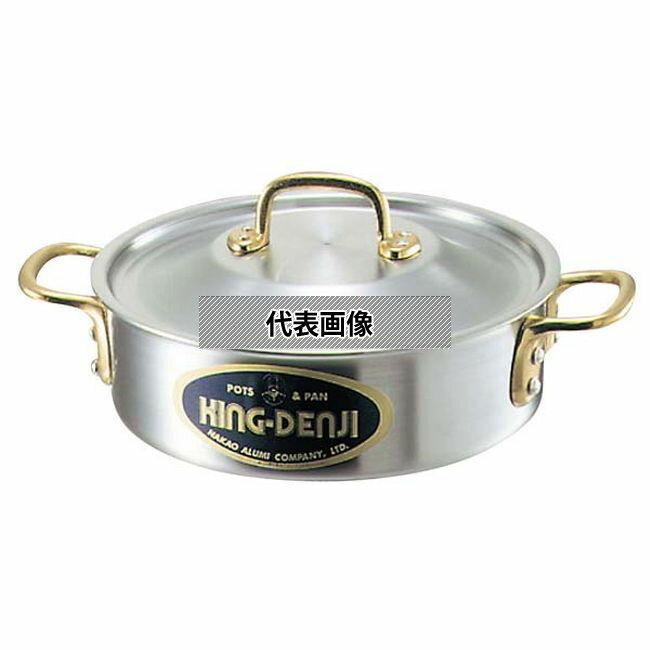 NAKAO(中尾) キングデンジ 外輪鍋 (目盛付) 39cm 15L φ410 No.4822300 IH/ガス兼用鍋