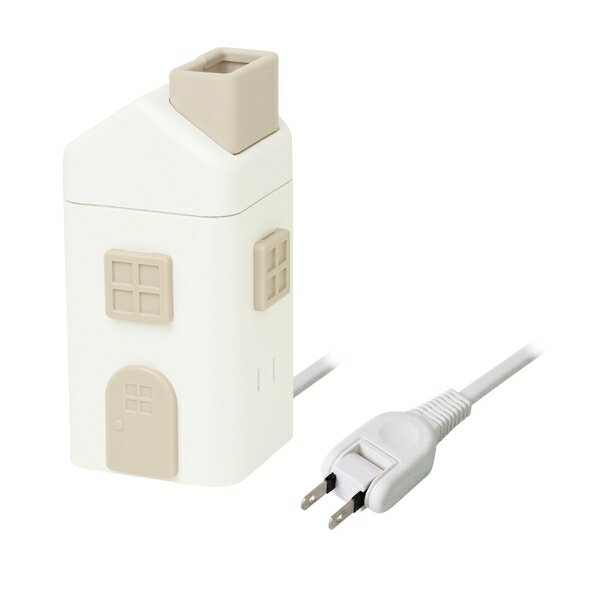 ソニック ULH-7807-W えんとつ屋根のコンセントハウス 2m AC6個口 ホワイト