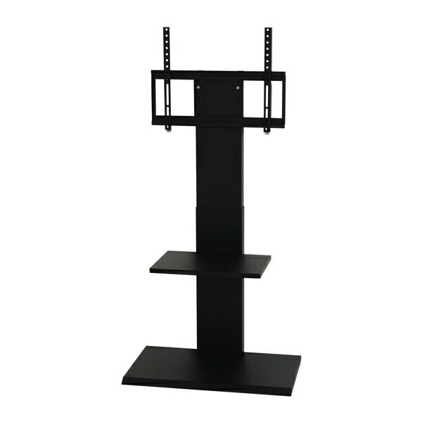 壁掛け風テレビ台 ハイタイプ ブラック[a3400630]