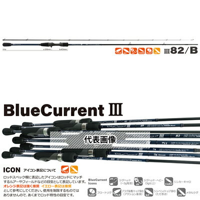 ヤマガブランクス ブルーカレント3 BlueCurrent III 82/B コード：4560395517874【在庫有り】
