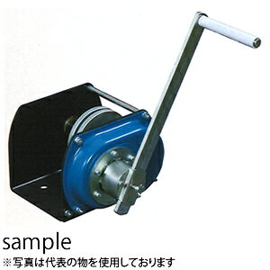 富士製作所　手動ウインチ　ポータブルウインチ　LHW-100V　横引きエンドレス作業用