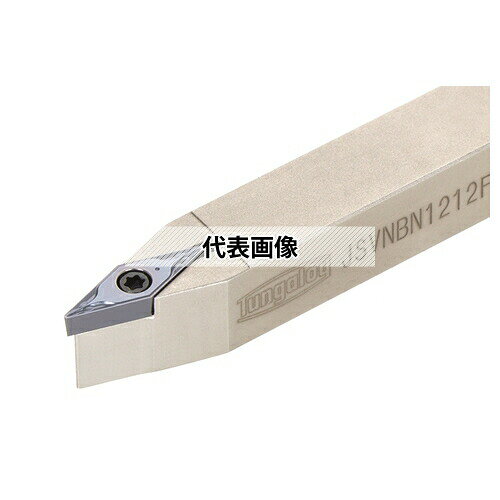 タンガロイ：JSVNBN1616X11 切削工具_旋削用工具_外径旋削（ホルダ） 製品仕様 ●ファミリー名：ポジ、スクリューオンバイト、35°ひし形インサート、アプローチ角72.5° ●re[標準コーナ半径]：0.2 ●R/L[勝手]：N ●L1[全長]：120 ●f[刃先距離]：8 ●h[シャンク高さ]：16 ●b[シャンク幅]：16 ●L2[頭部の長さ]：22 ●h1[刃先高さ]：16