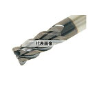 タンガロイ 4枚刃ねじれ角45°汎用エンドミル、コーナR付き TEC-B4-R TEC200B4-38C20R05-104:AH725(4)